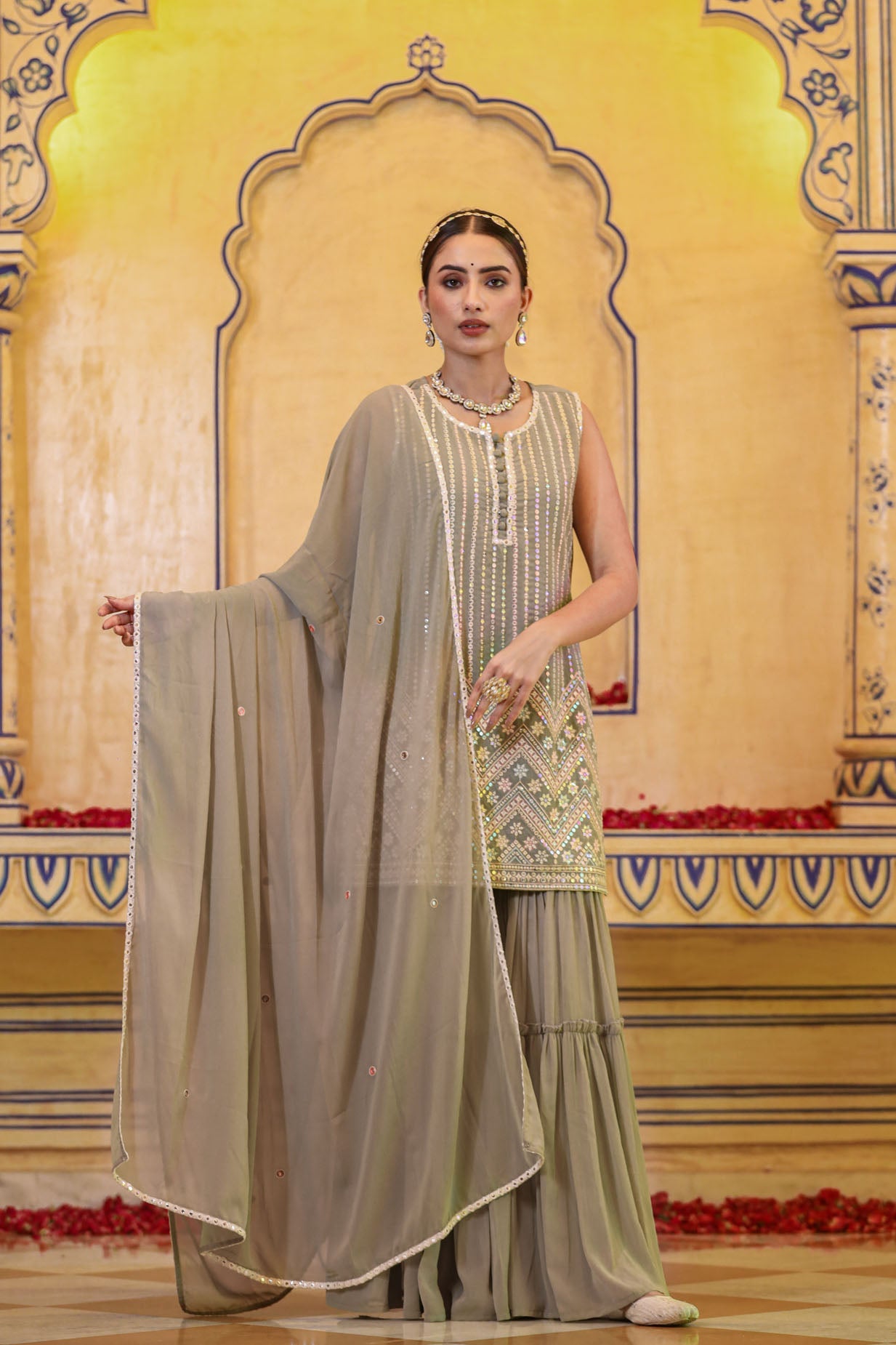 Elegant Festive sharara