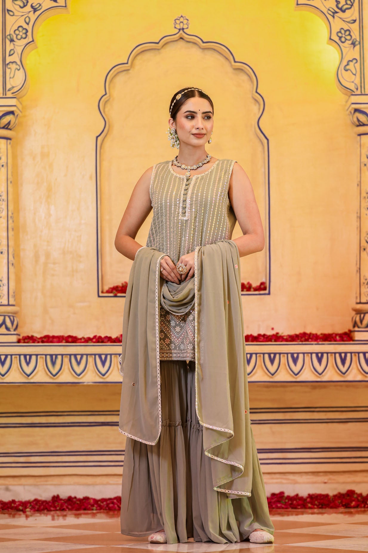 Elegant Festive sharara