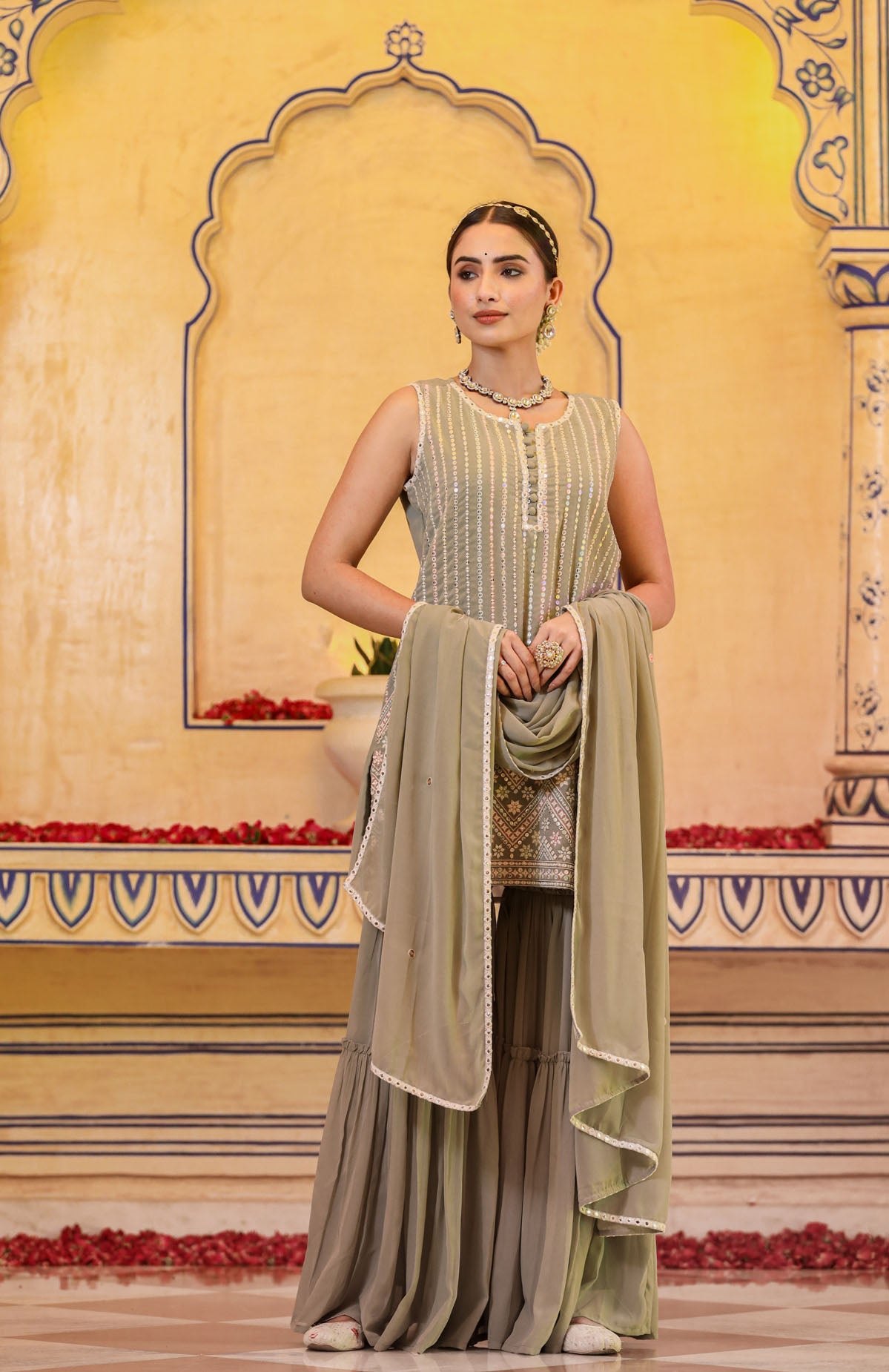 Elegant Festive sharara