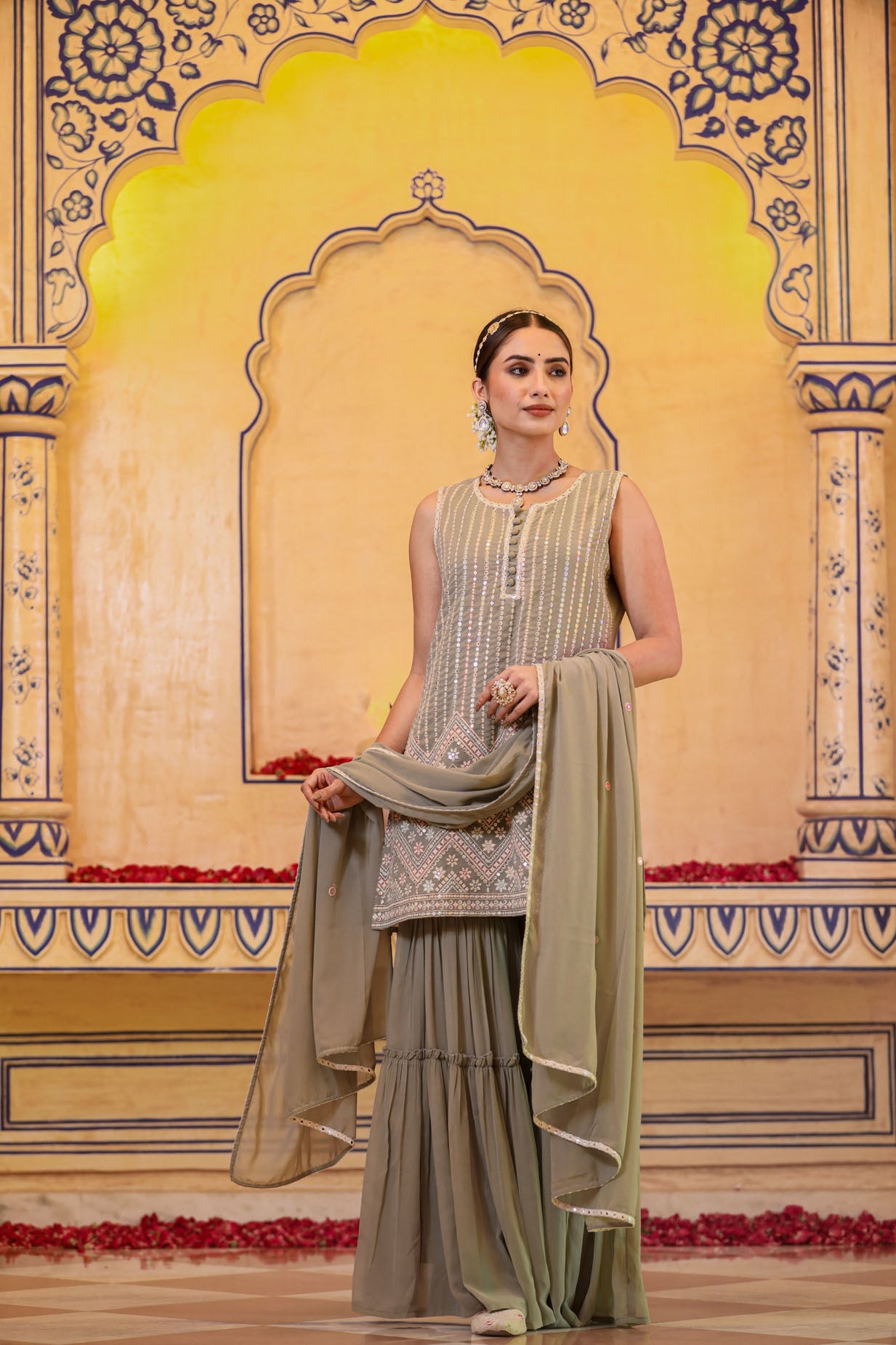 Elegant Festive sharara