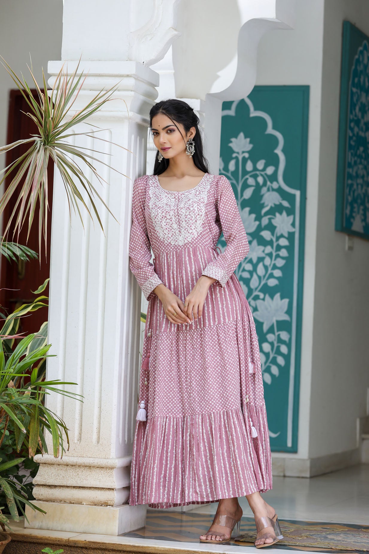The Lavish Pink Long Gown