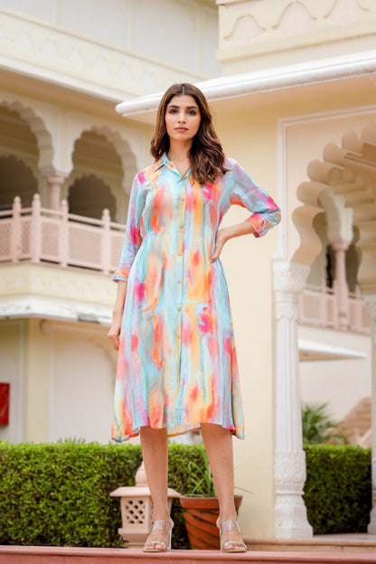 Jazzy Muslin Gown🤩