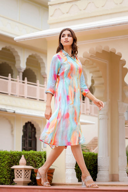 Jazzy Muslin Gown🤩