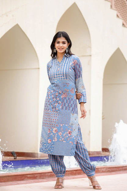 Graceful Cotton Kurta Set👕
