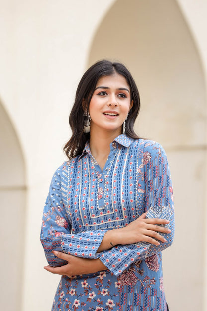 Graceful Cotton Kurta Set👕