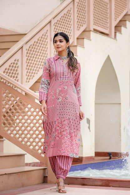Graceful Cotton Kurta Set👕
