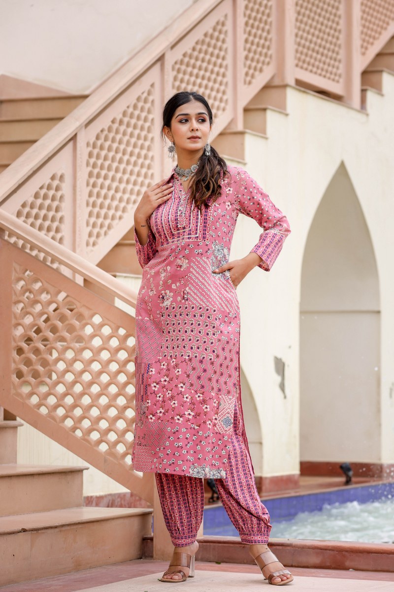 Graceful Cotton Kurta Set👕