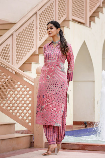 Graceful Cotton Kurta Set👕