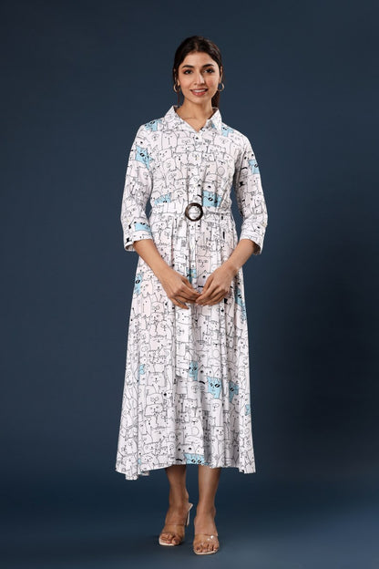 Comfortable  Middies Dress