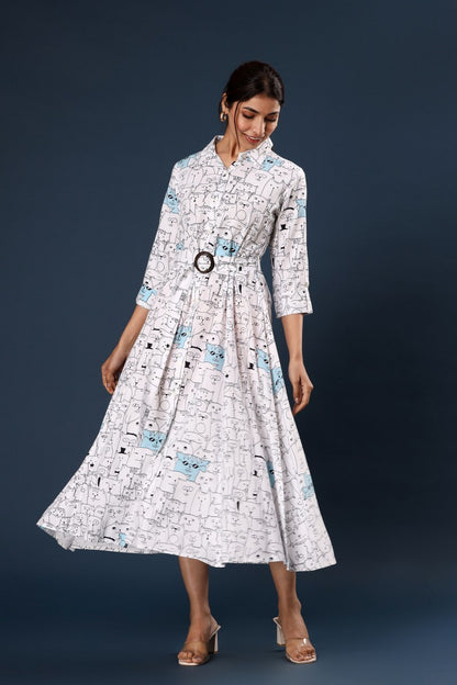 Comfortable  Middies Dress