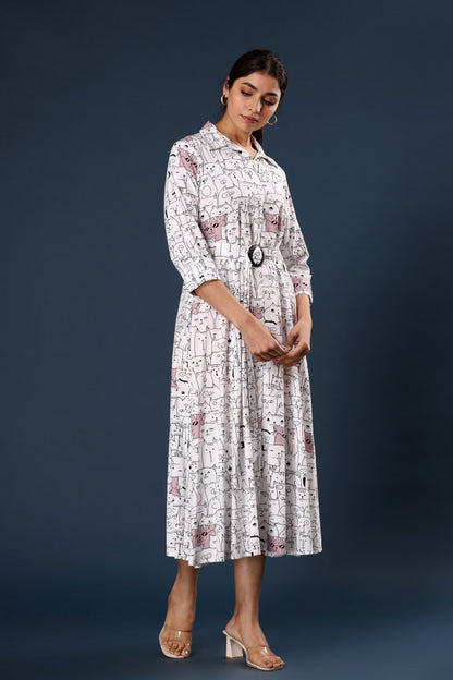 Comfortable  Middies Dress