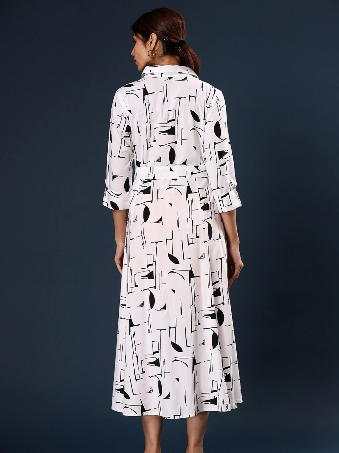The Marble Print Gown