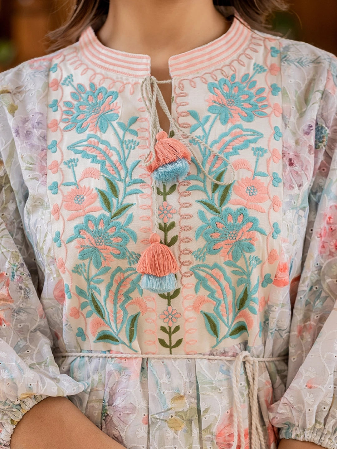 blossom bliss cotton short dress