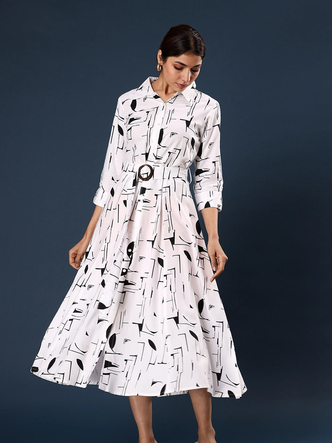 The Marble Print Gown