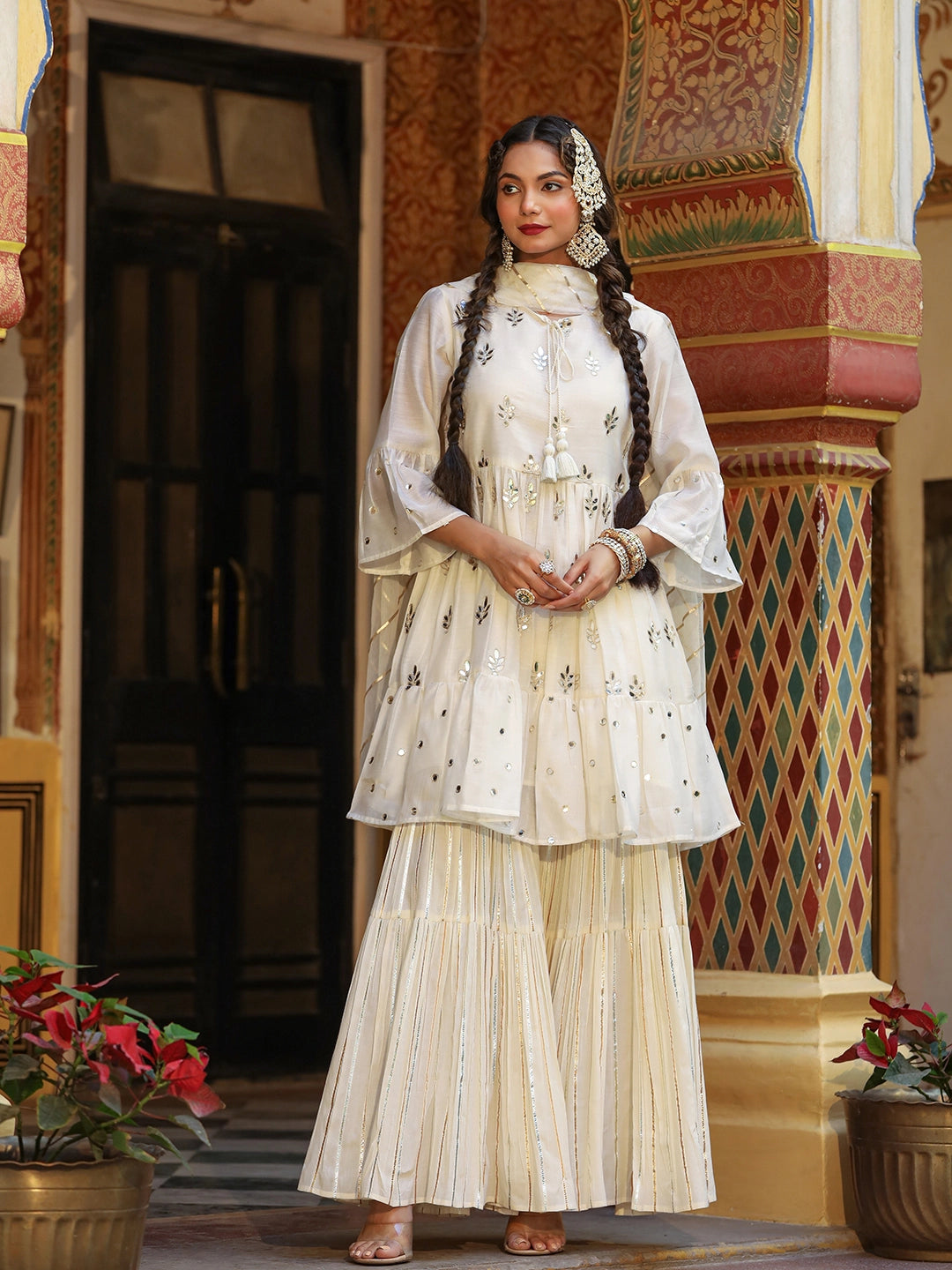 Exquisite Cotton Sharara Set
