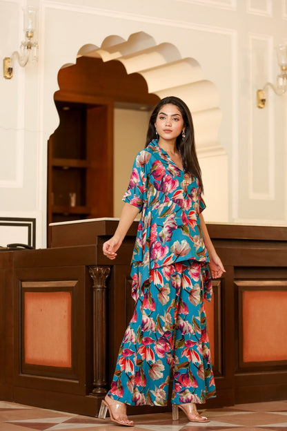 Glamourous Garnet Rayon Coord Set