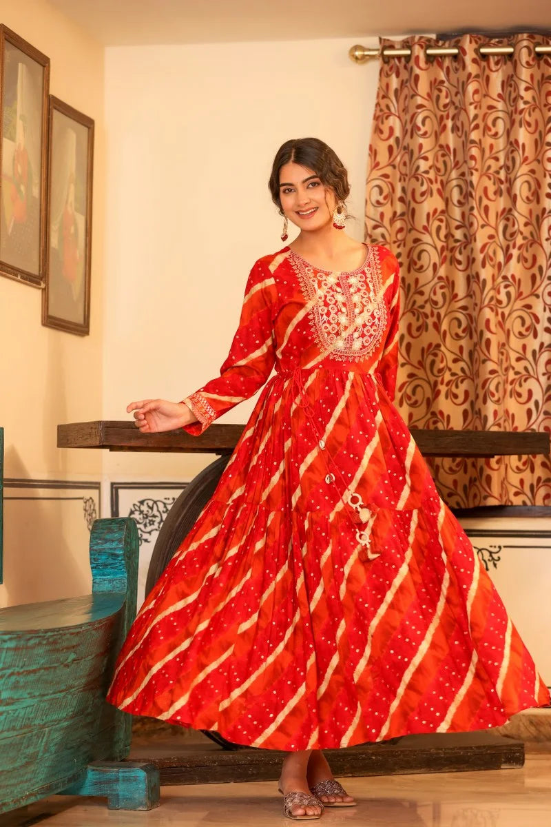 Beautiful Red long gown