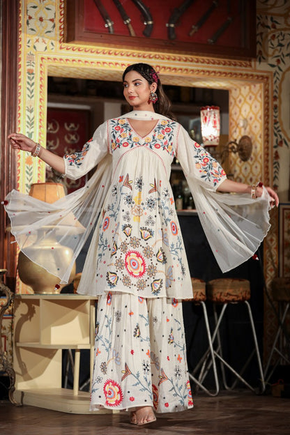 Ethinic Embroidered Whites