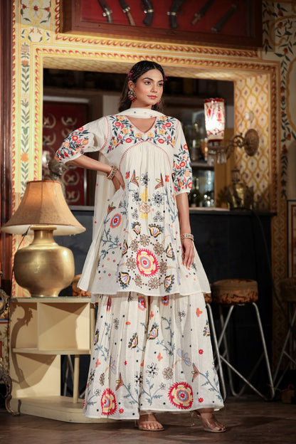 Ethinic Embroidered Whites
