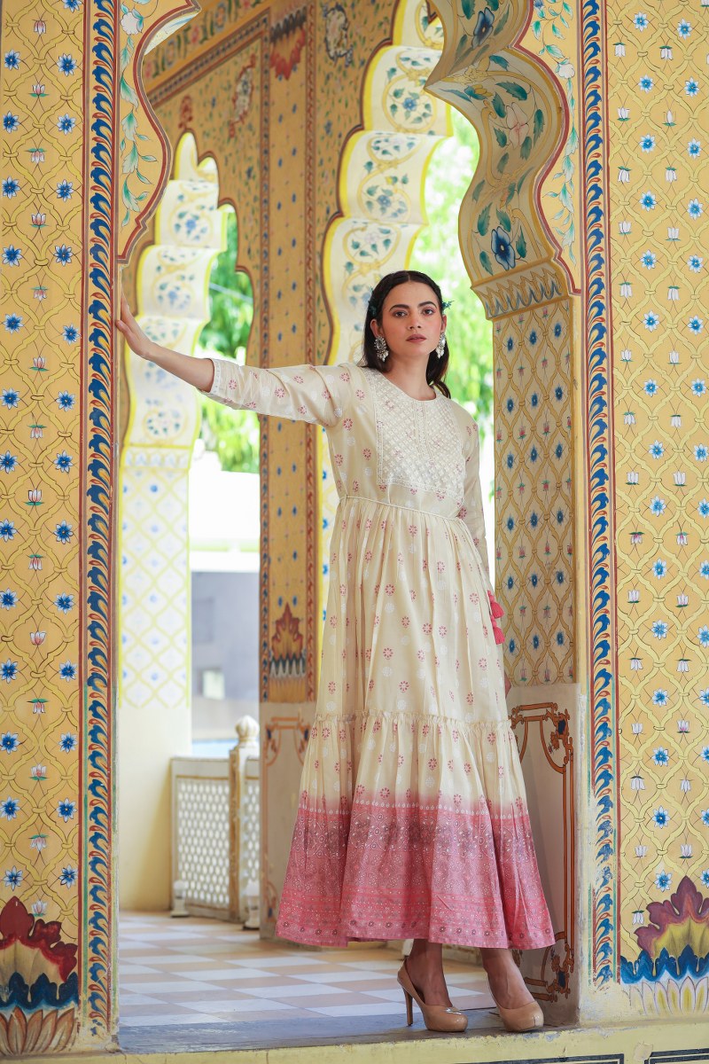 Stylish White Long Dress for Women