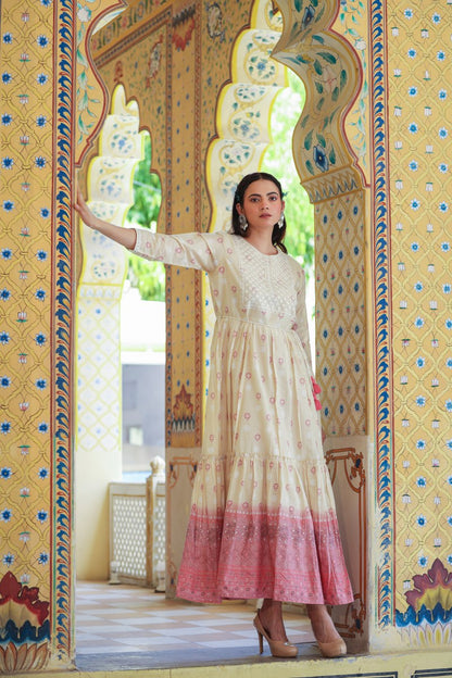 Stylish White Long Dress for Women