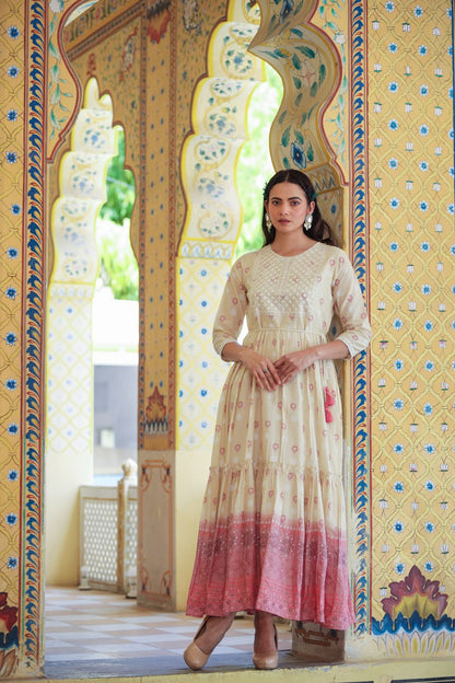Stylish White Long Dress for Women