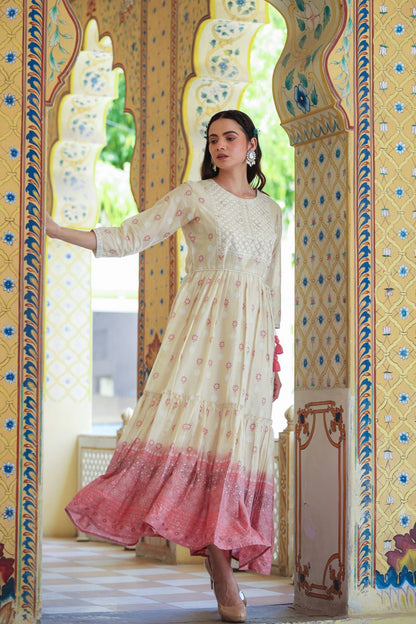 Stylish White Long Dress for Women