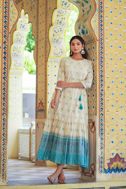 Stylish White Long Dress for Women