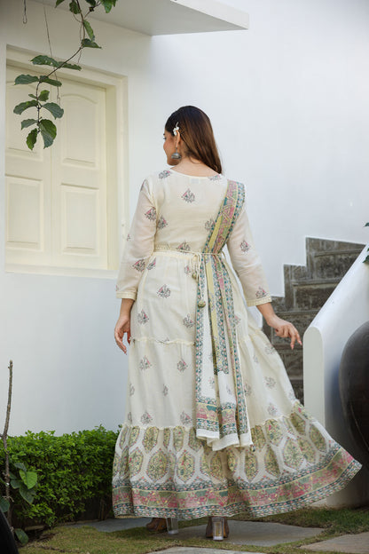 Luminous White Couture Long Gown🤩
