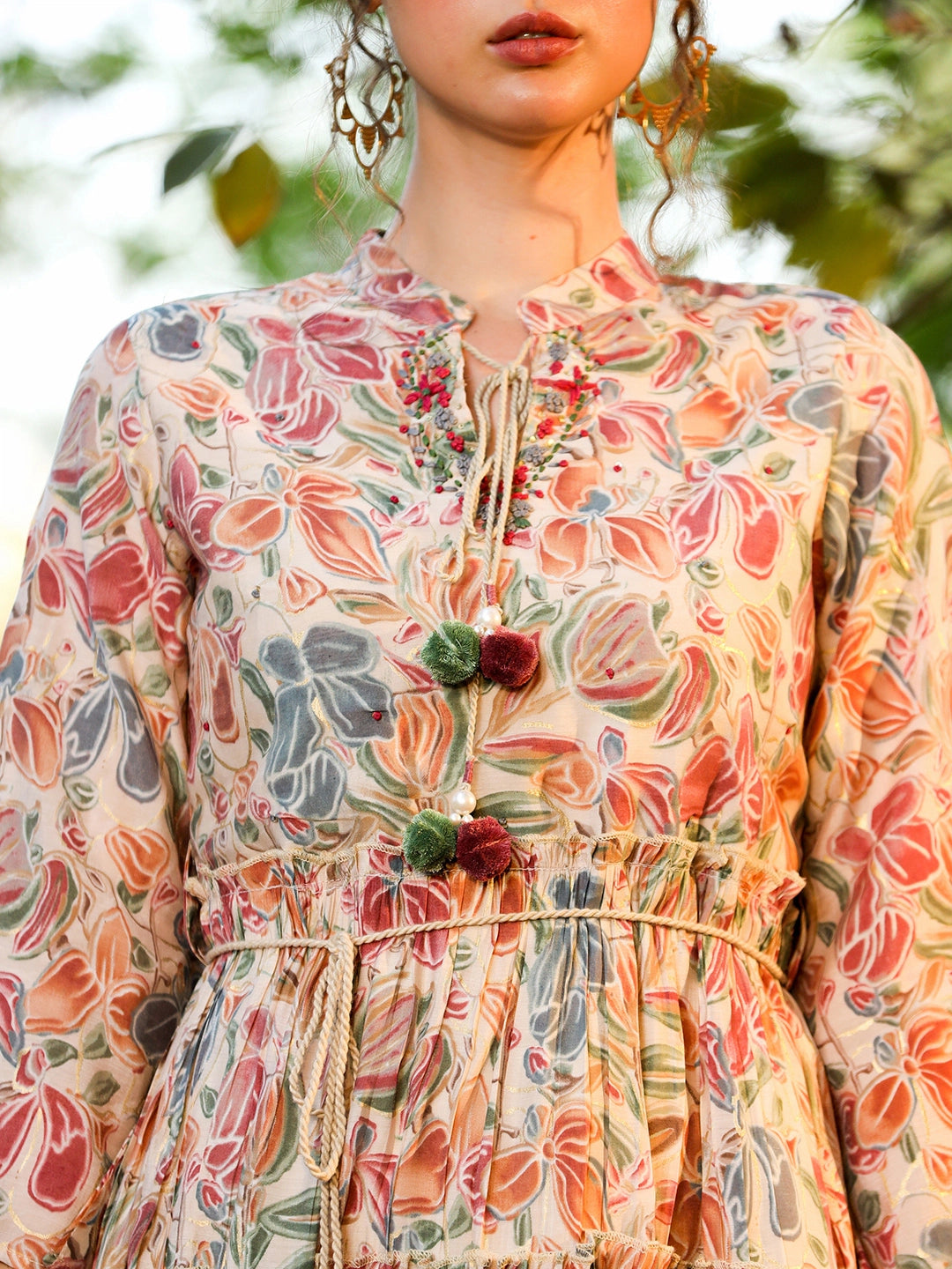 the flora print shorts dress