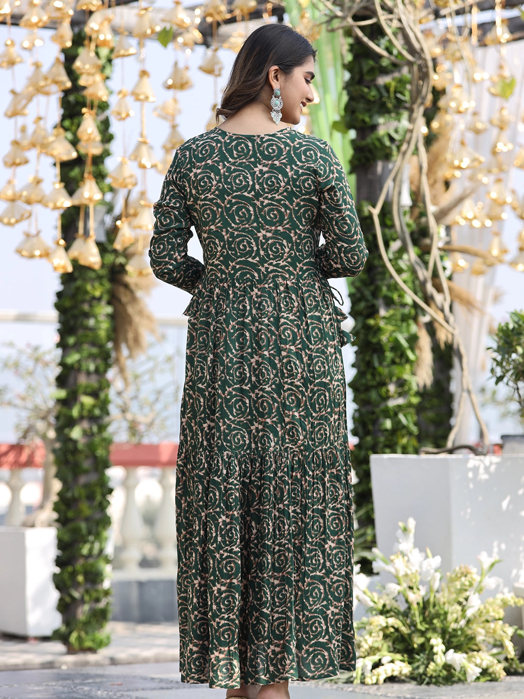 Royal Reverie: Long Gown in Rayon