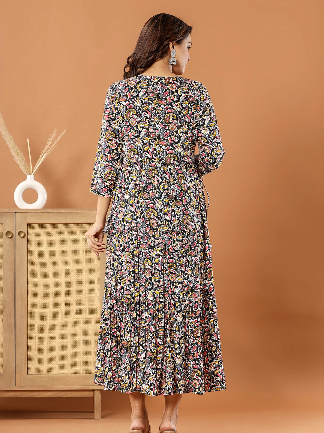 Ethereal Elegance: Rayon Long Gown