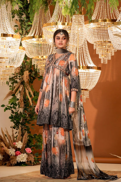 Marvelous Chinon Sharara Set