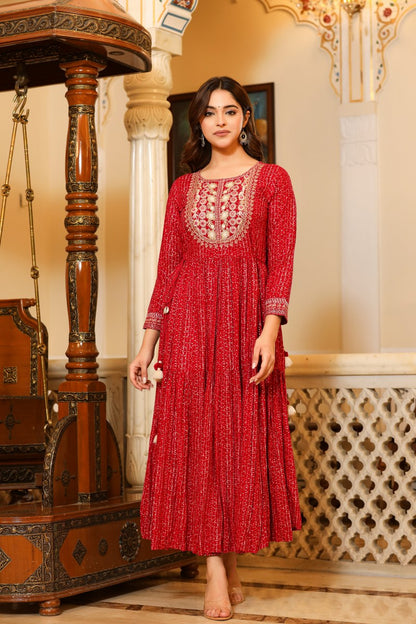 Beautiful Designer Middie Gown