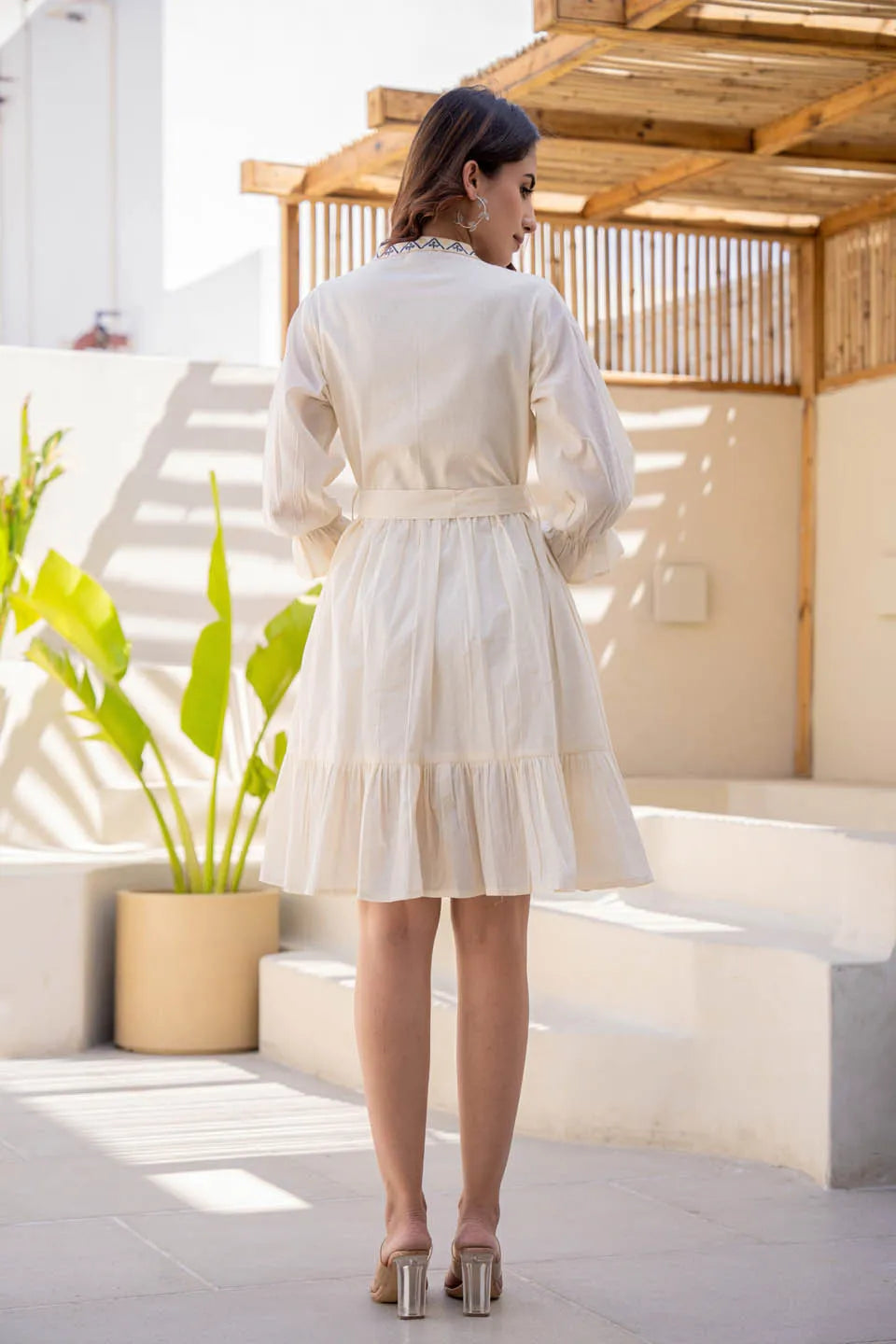 cotton embroiderd beautiful dress