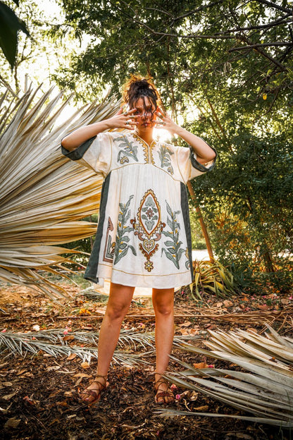 Limited Edition Embroidery Shorts Dress 🔥