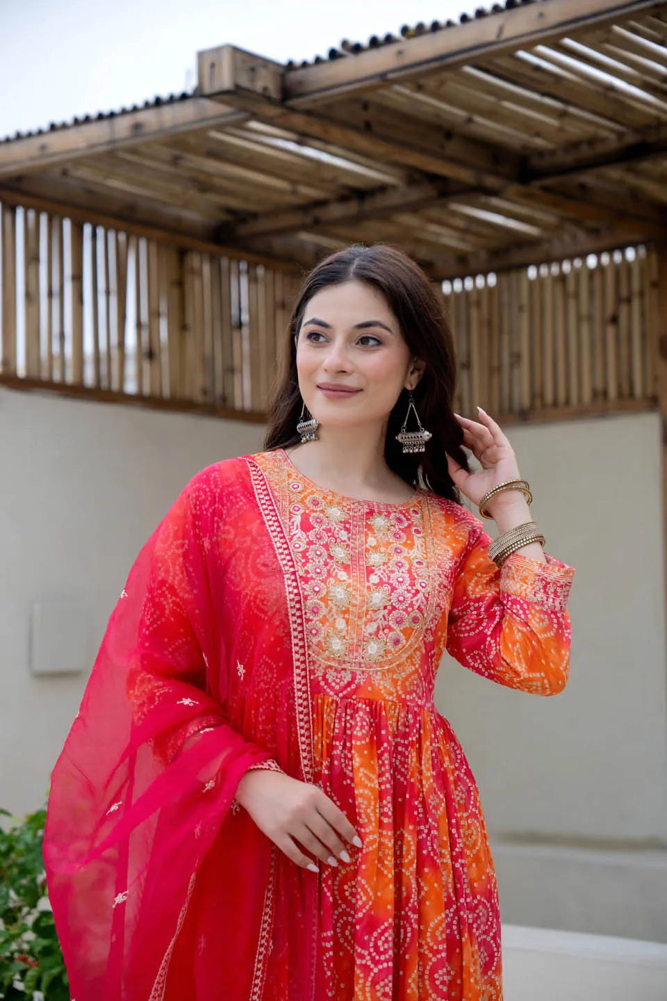 Flared hem kurta outlet