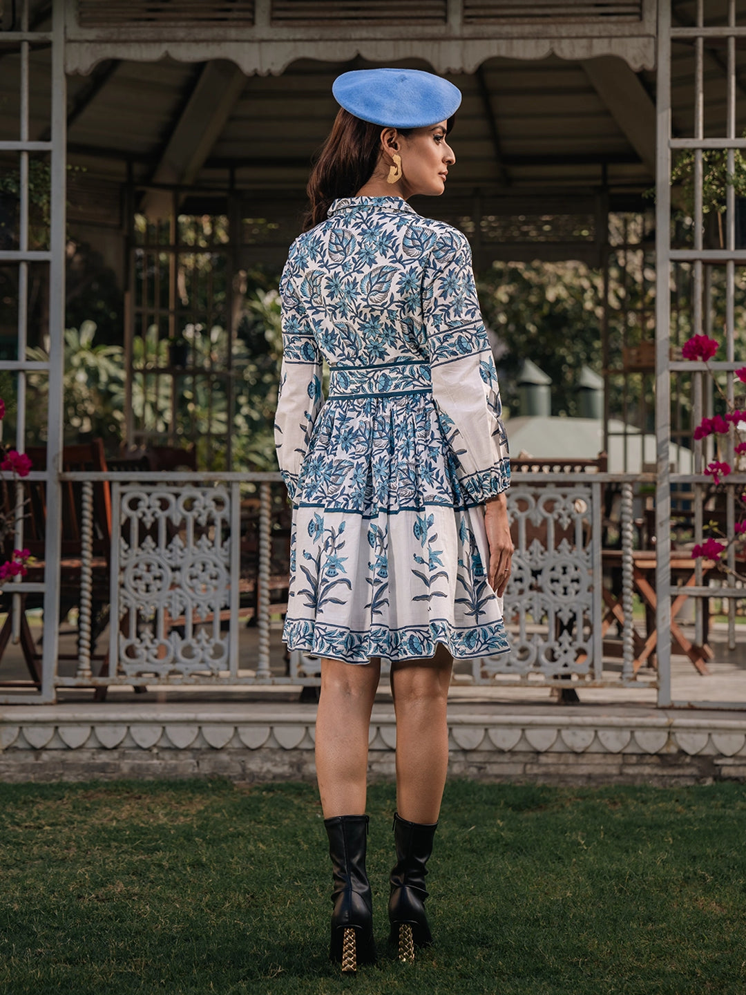Enchanted: Cotton Printed Short Dress