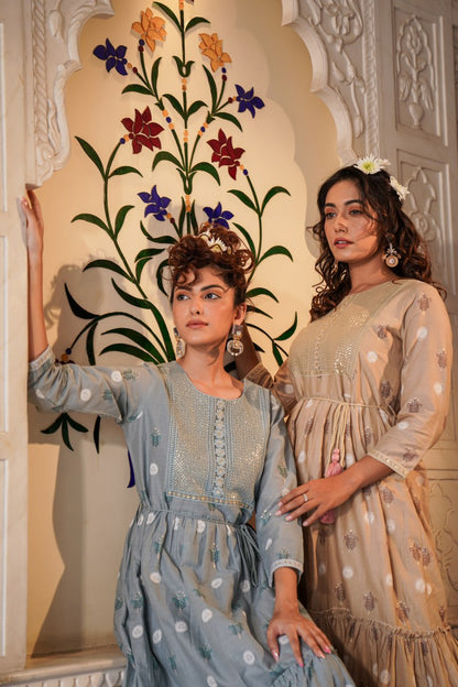 Beautiful long gown for party wear