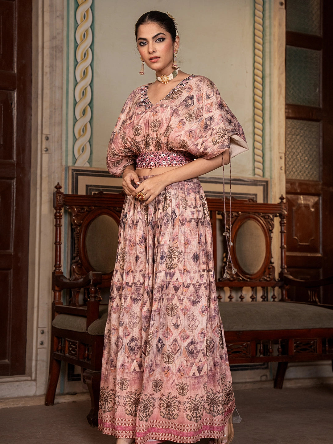 Two piece ethnic dress new arrivals