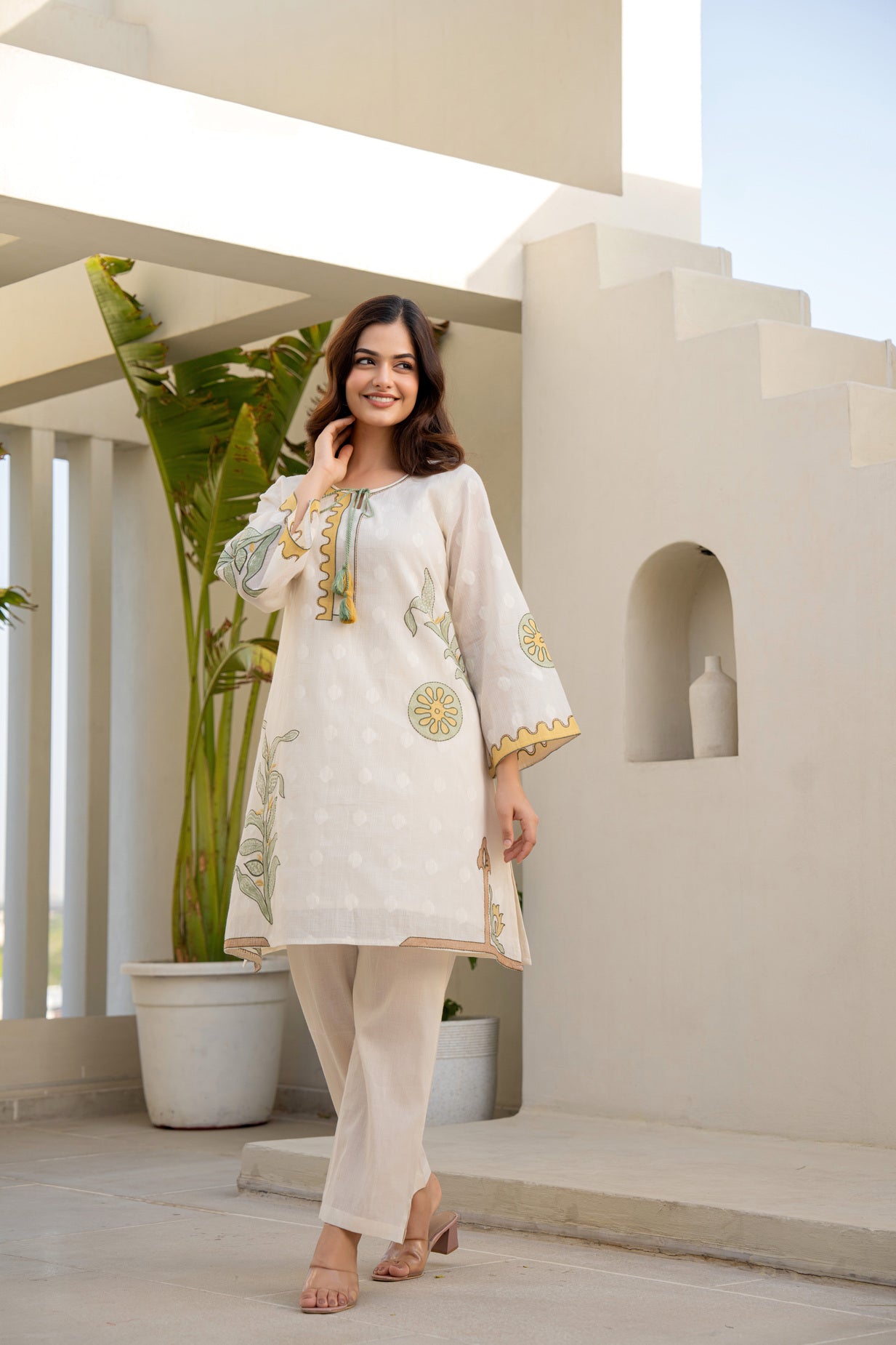 womens cotton dobi kurta with pant
