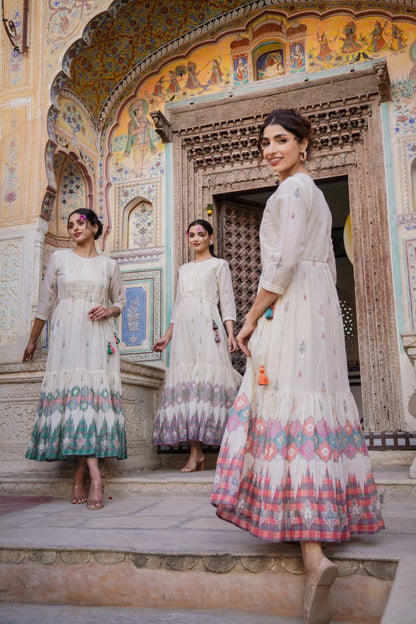 Impressive 3 Color Gown