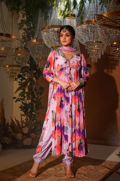 Paradise Crepe Kurta Set