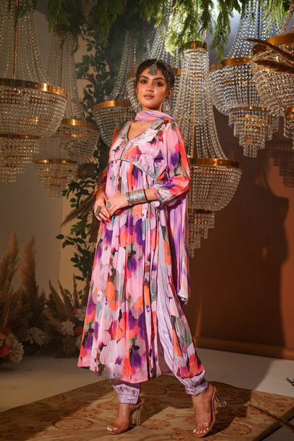 Paradise Crepe Kurta Set