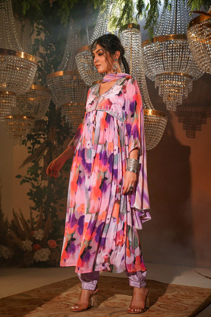 Paradise Crepe Kurta Set