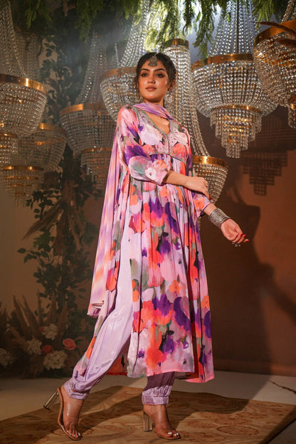 Paradise Crepe Kurta Set