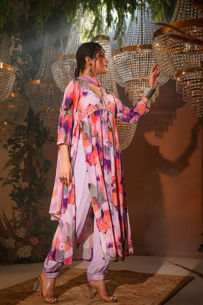 Paradise Crepe Kurta Set