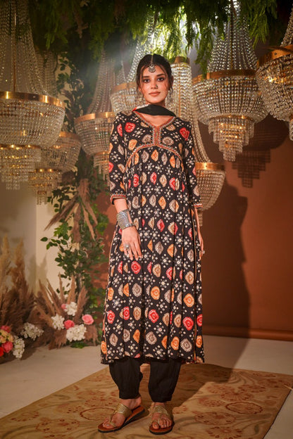 Solid Serenity Rayon Kurta Set