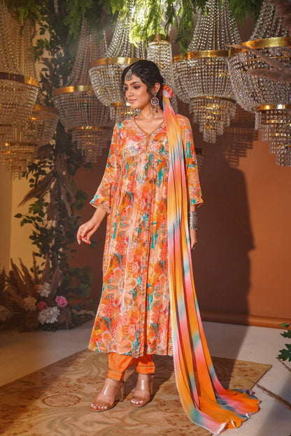 Magical Crepe Kurta Set