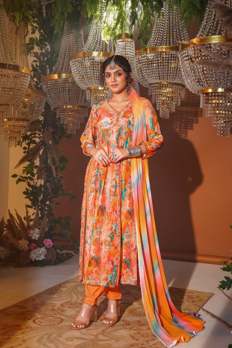 Magical Crepe Kurta Set